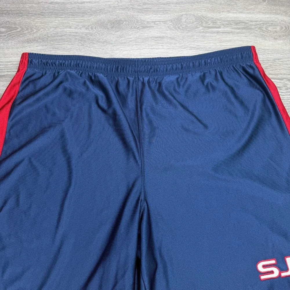 Saint Josephs University Shorts Mens XL Blue Dazzle Baggy Basketball Jordan VTG